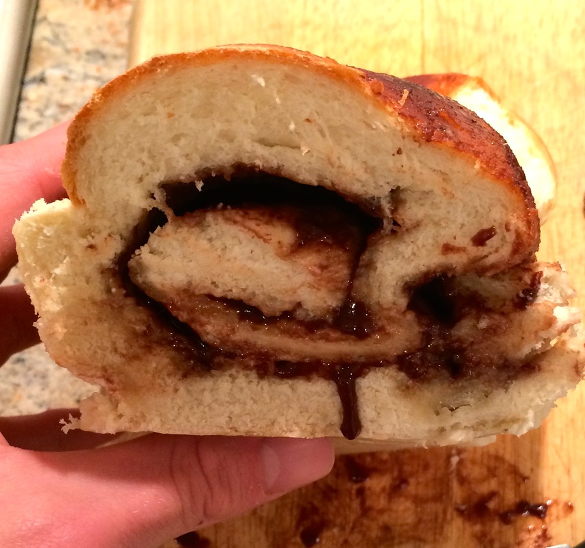 Chocolate Spread Bread
