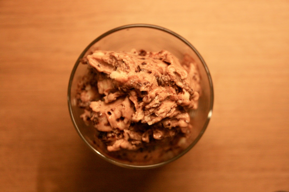 Easy Healthier Chocolate Brownie Banana Ice Cream