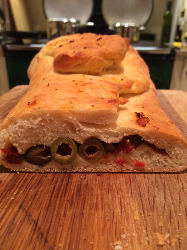 Olive, Basil and Sun Dried Tomato Bread