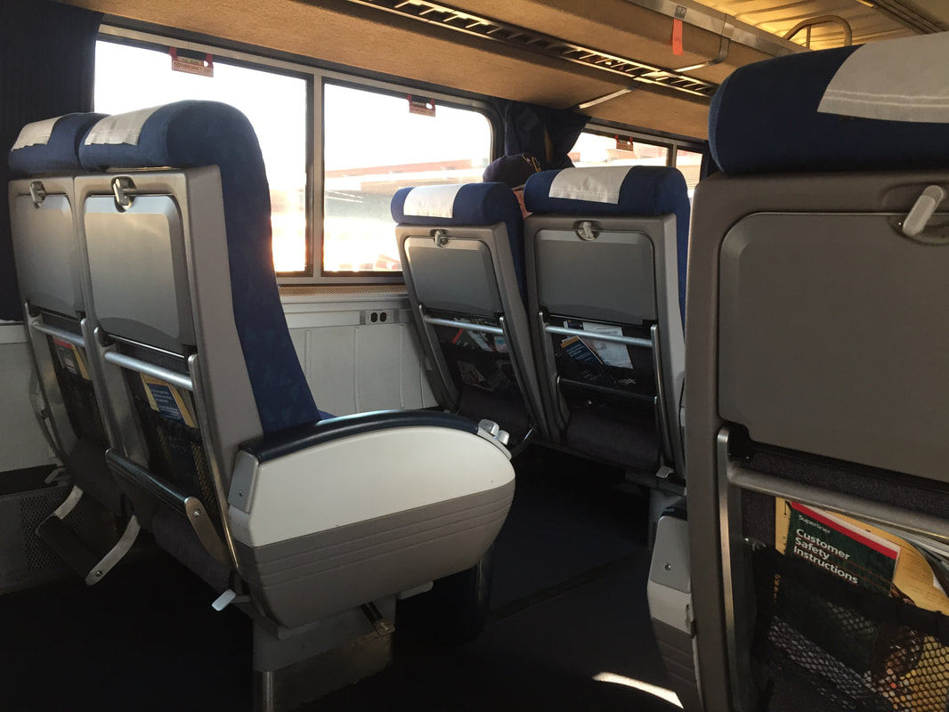 Coach Class on Amtrak